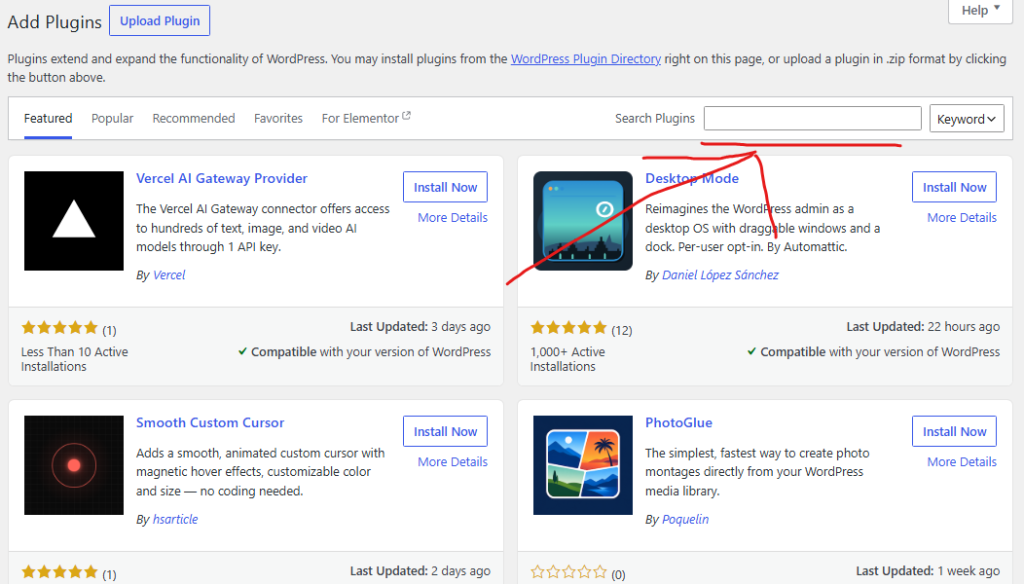 Mencari dan menginstal plugin
